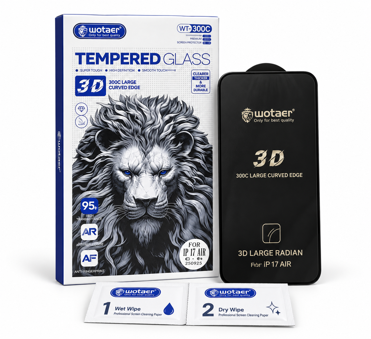 3D 300C Tempered Glass