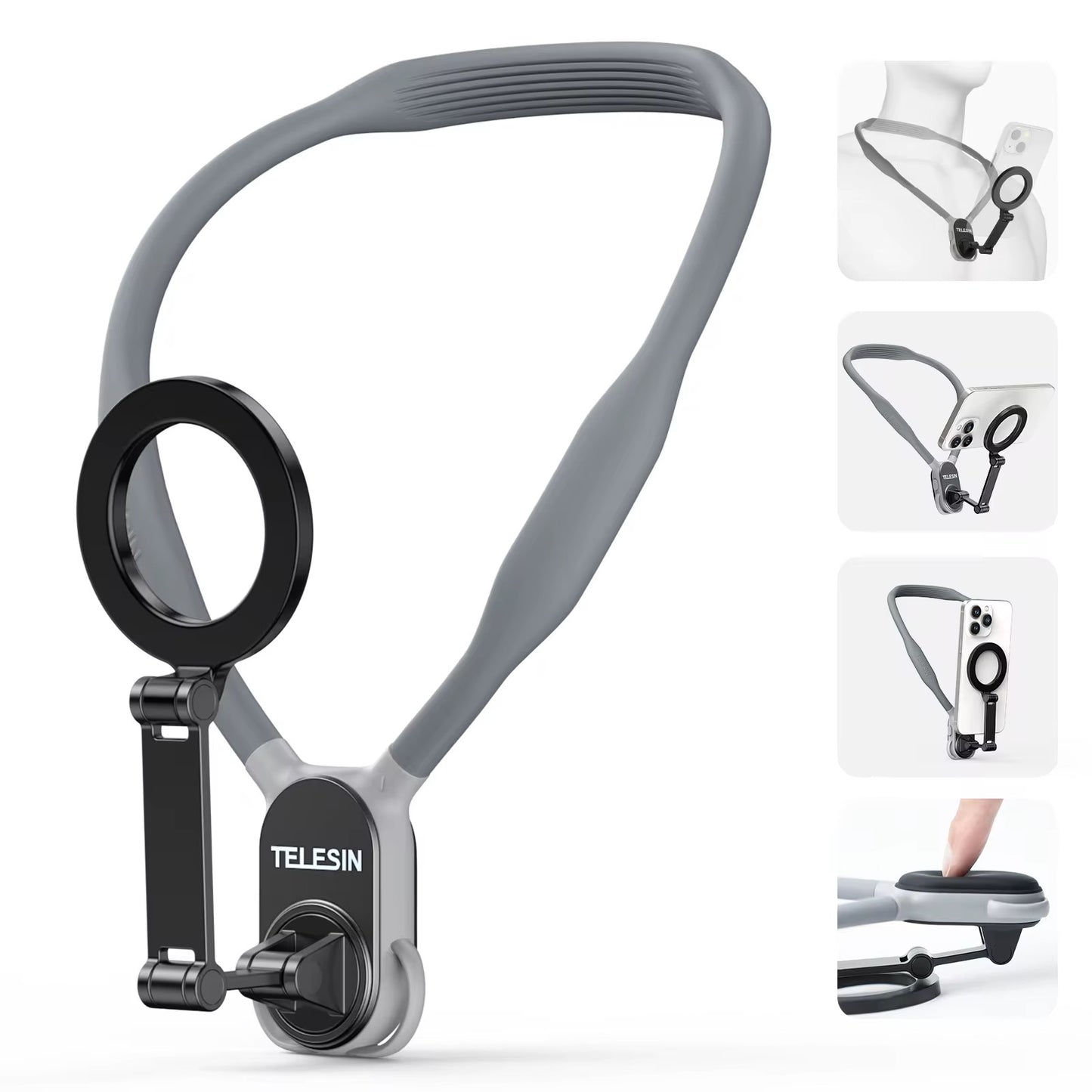 Neck-Mounted Phone & action camera Holder