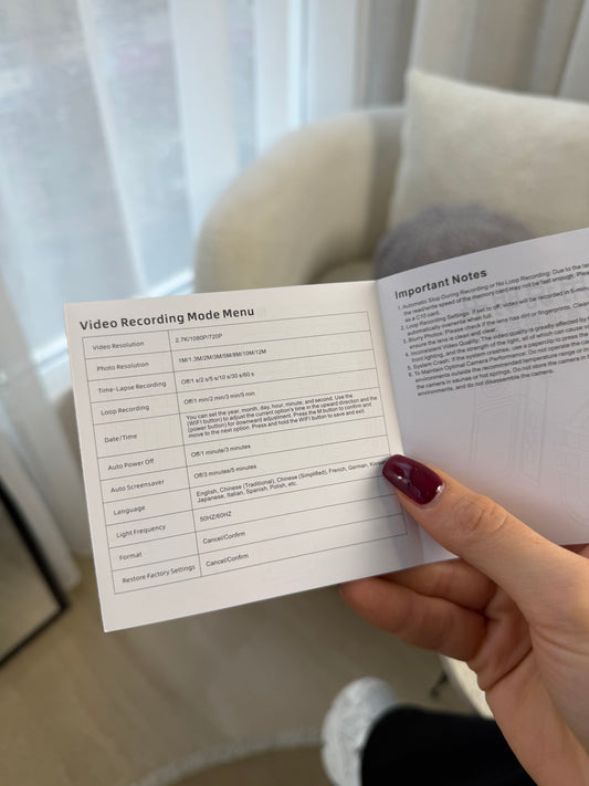 Thumb Action Camera – 2.7K Mini Wearable Camera