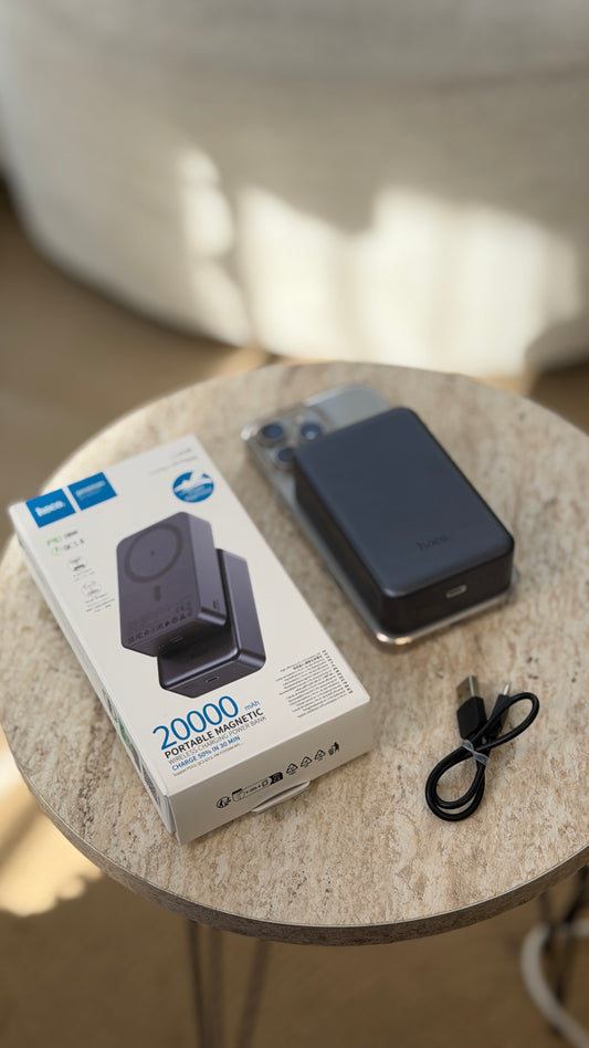 20,000mAh Magnetic Wireless Power Bank hoco Brand