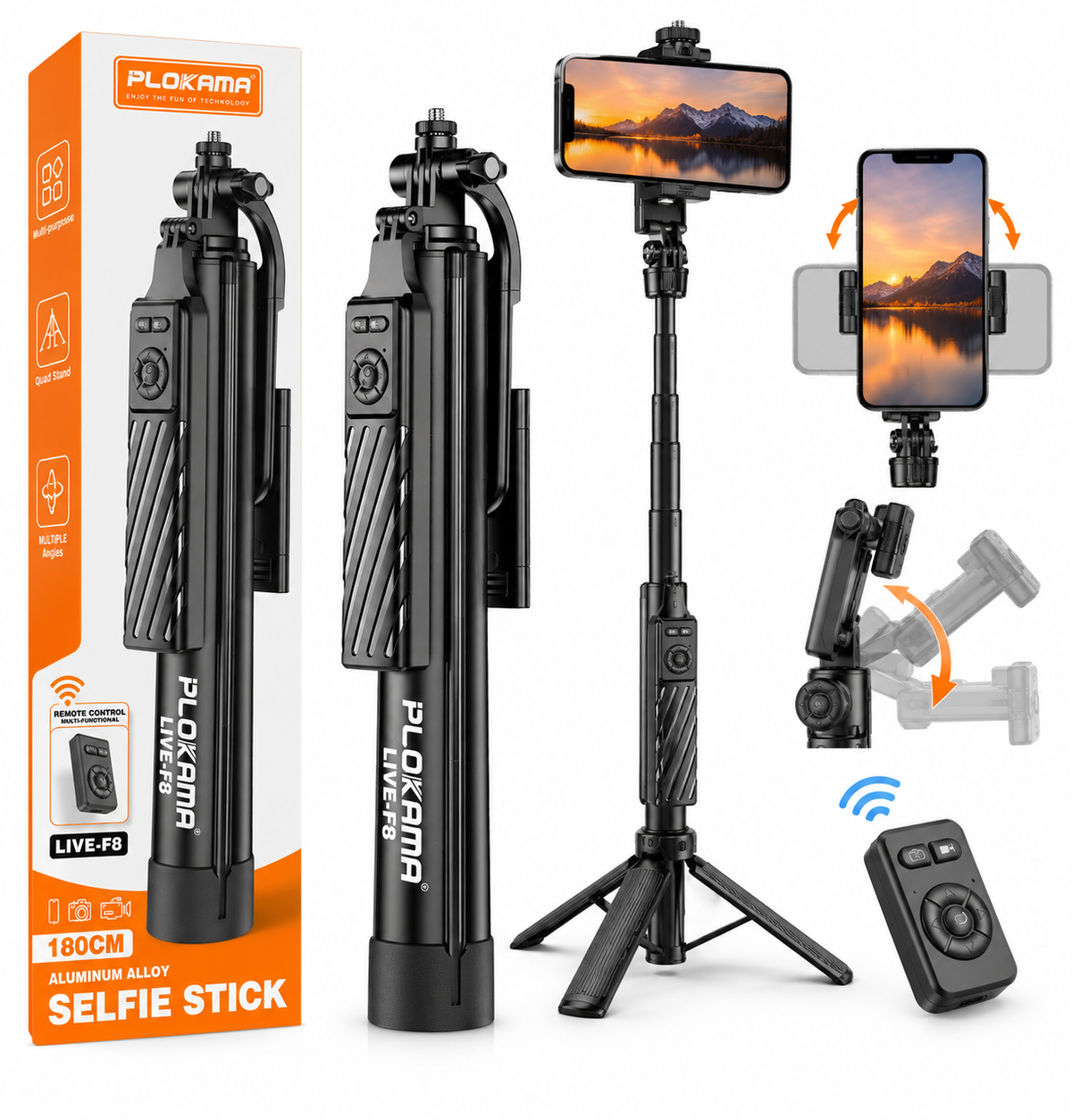 PLOKAMA Aluminum Stand live F8 180 cm