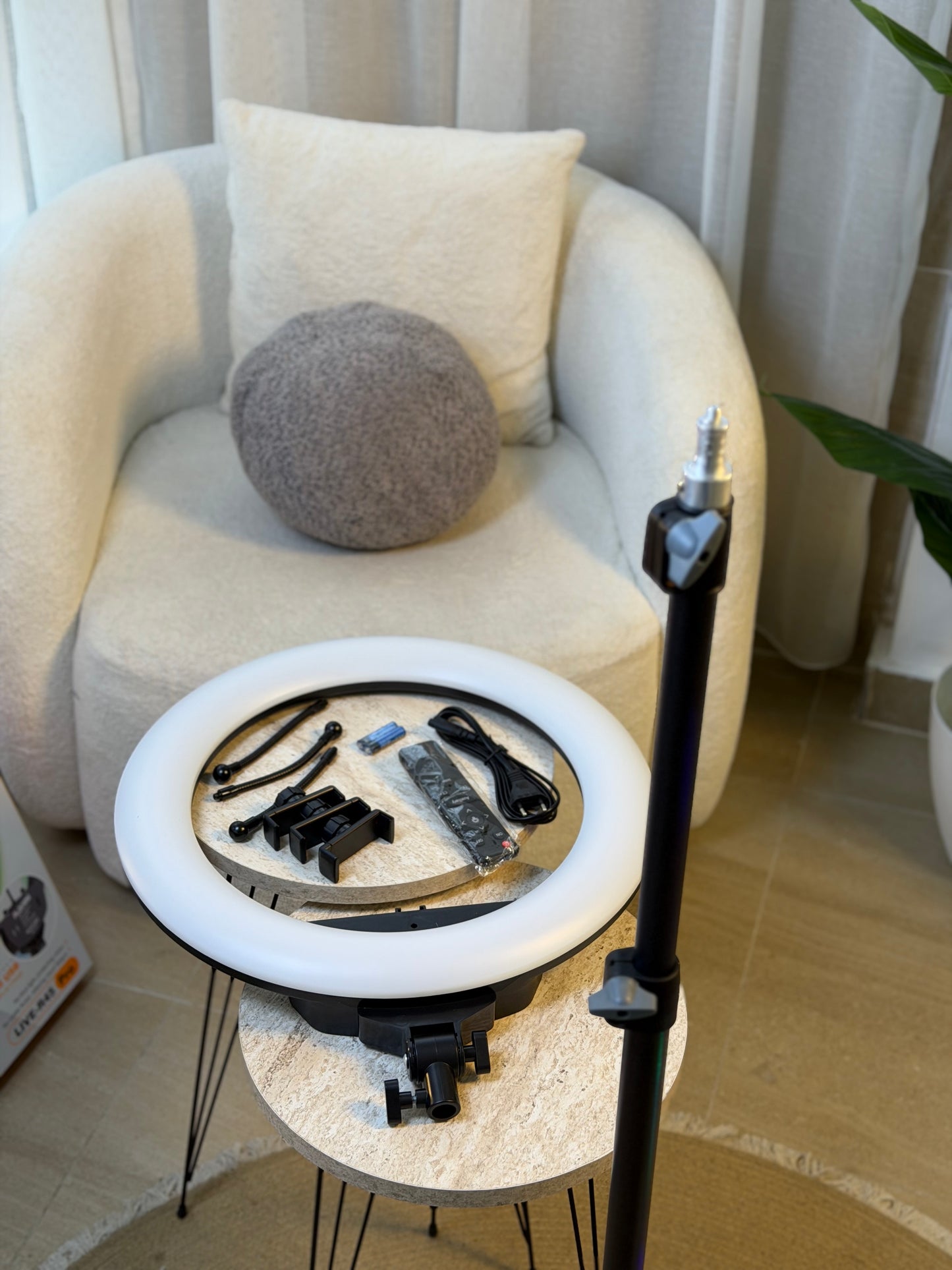 Plokama soft ring light RGB led 450 mm