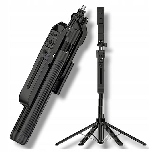 AI intelligent 360 degree face tracking and shooting selfie stick tripod