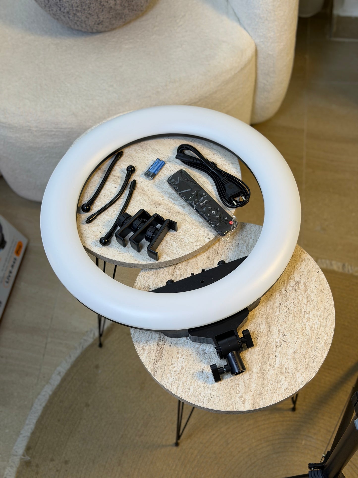 Plokama soft ring light RGB led 450 mm