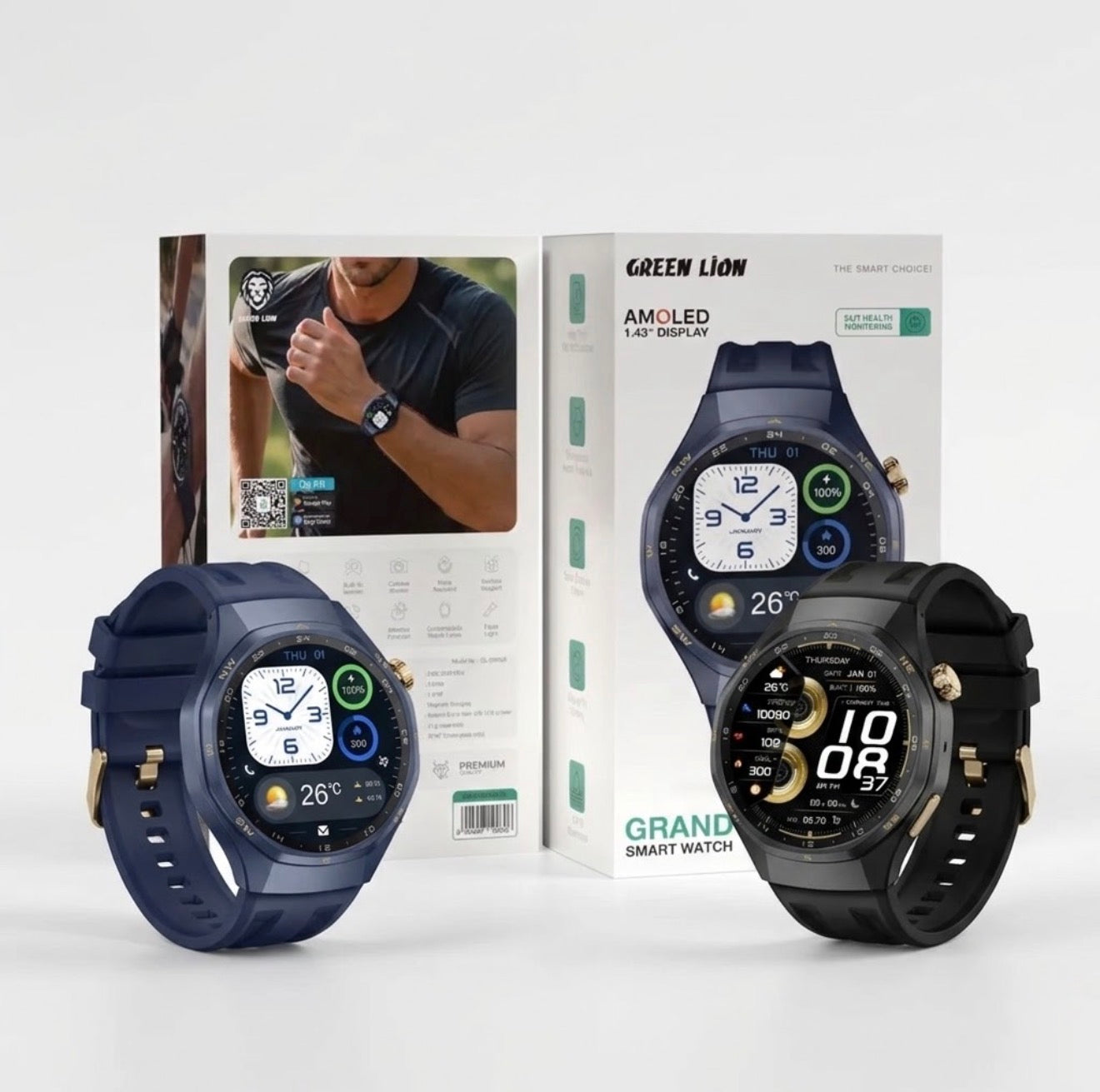 Grand Green Lion Smart Watch