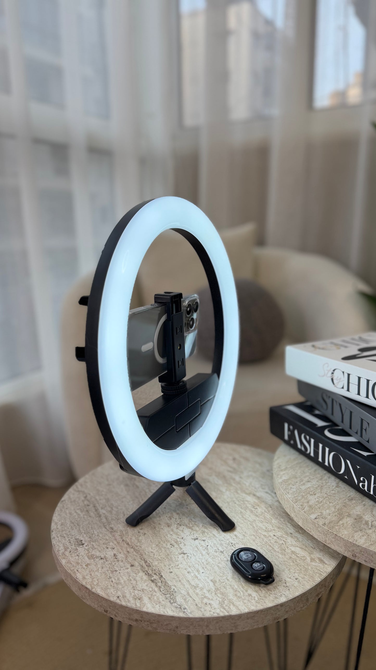 Mini Ring Light with phone stand