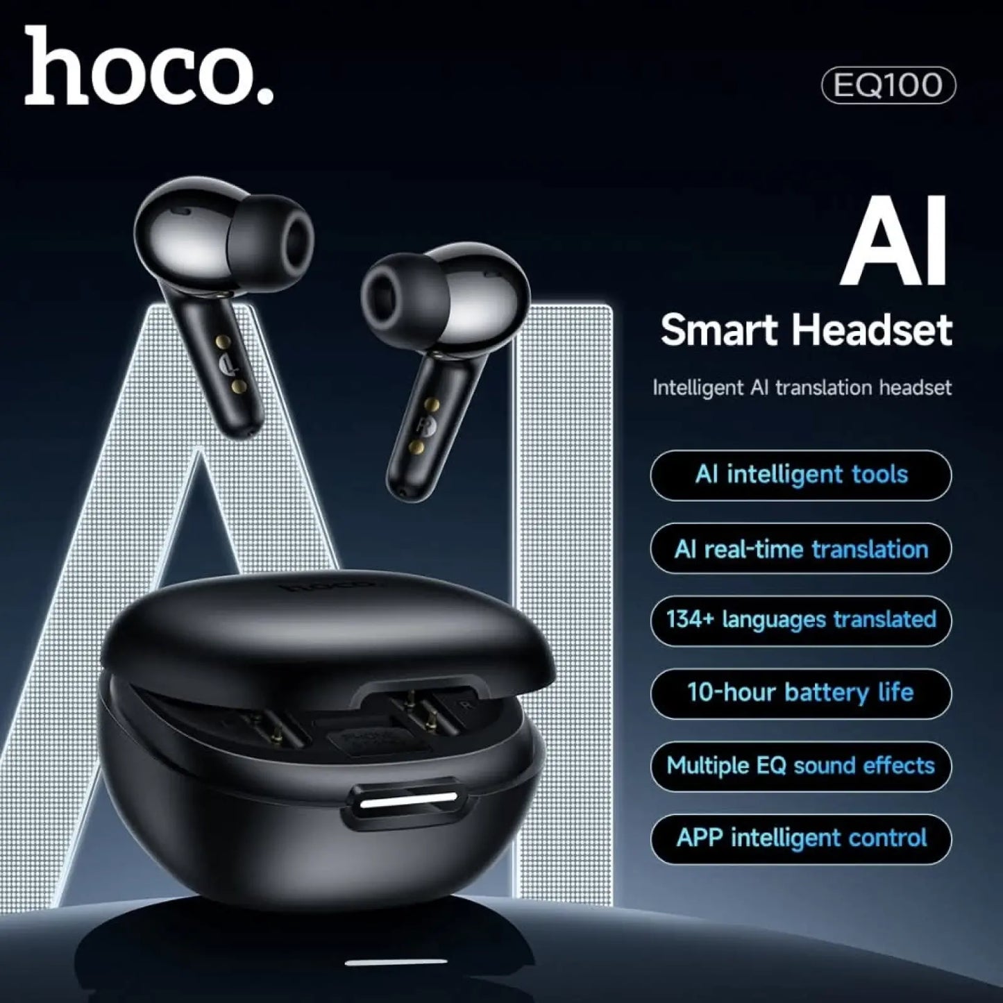 AI Translation built in phone stand airpods