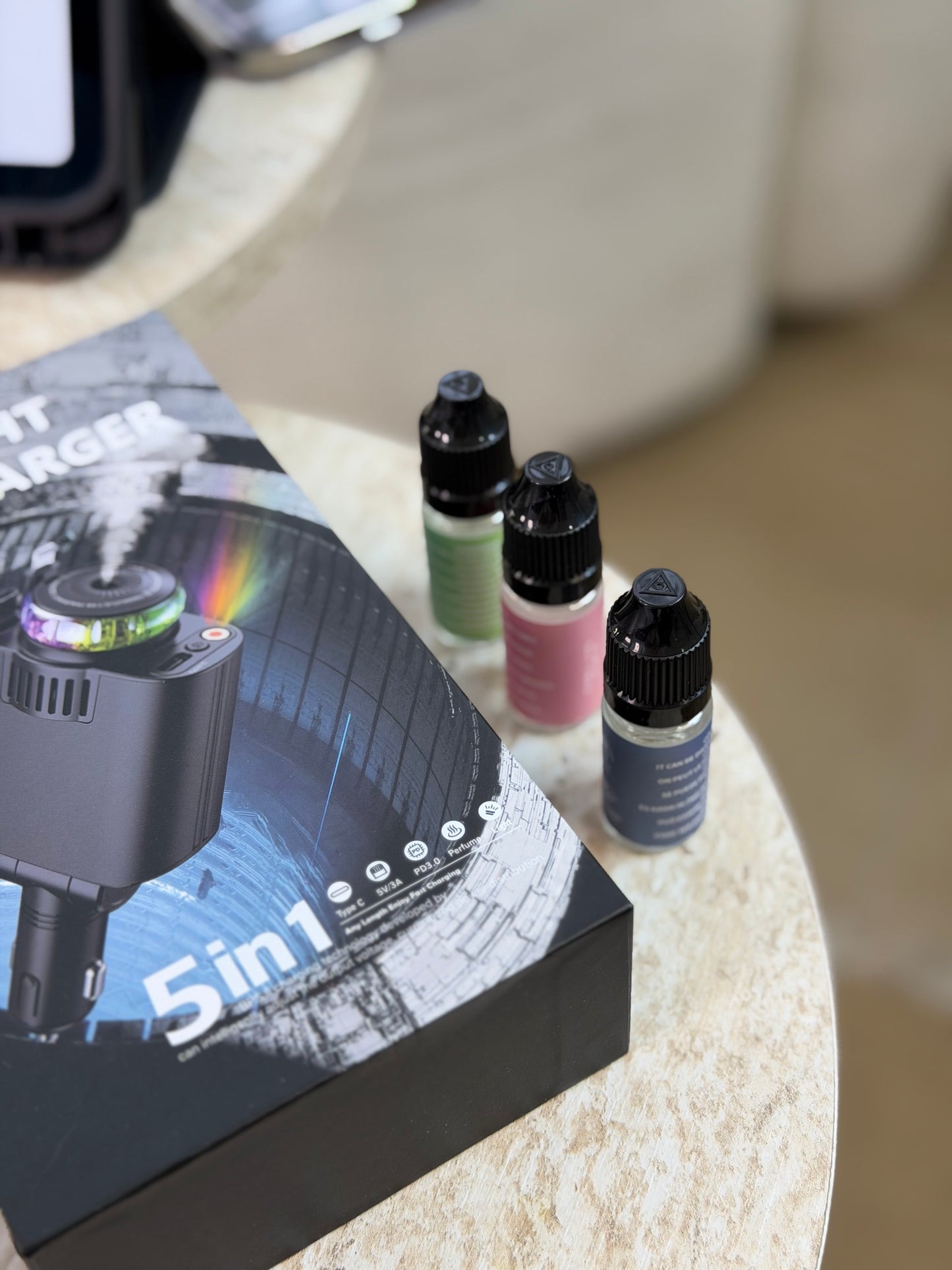 5 in 1 starlight car charger