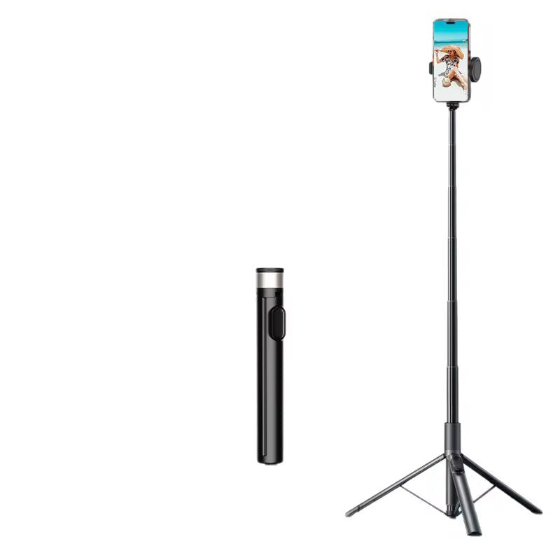 Integrated selfie stick