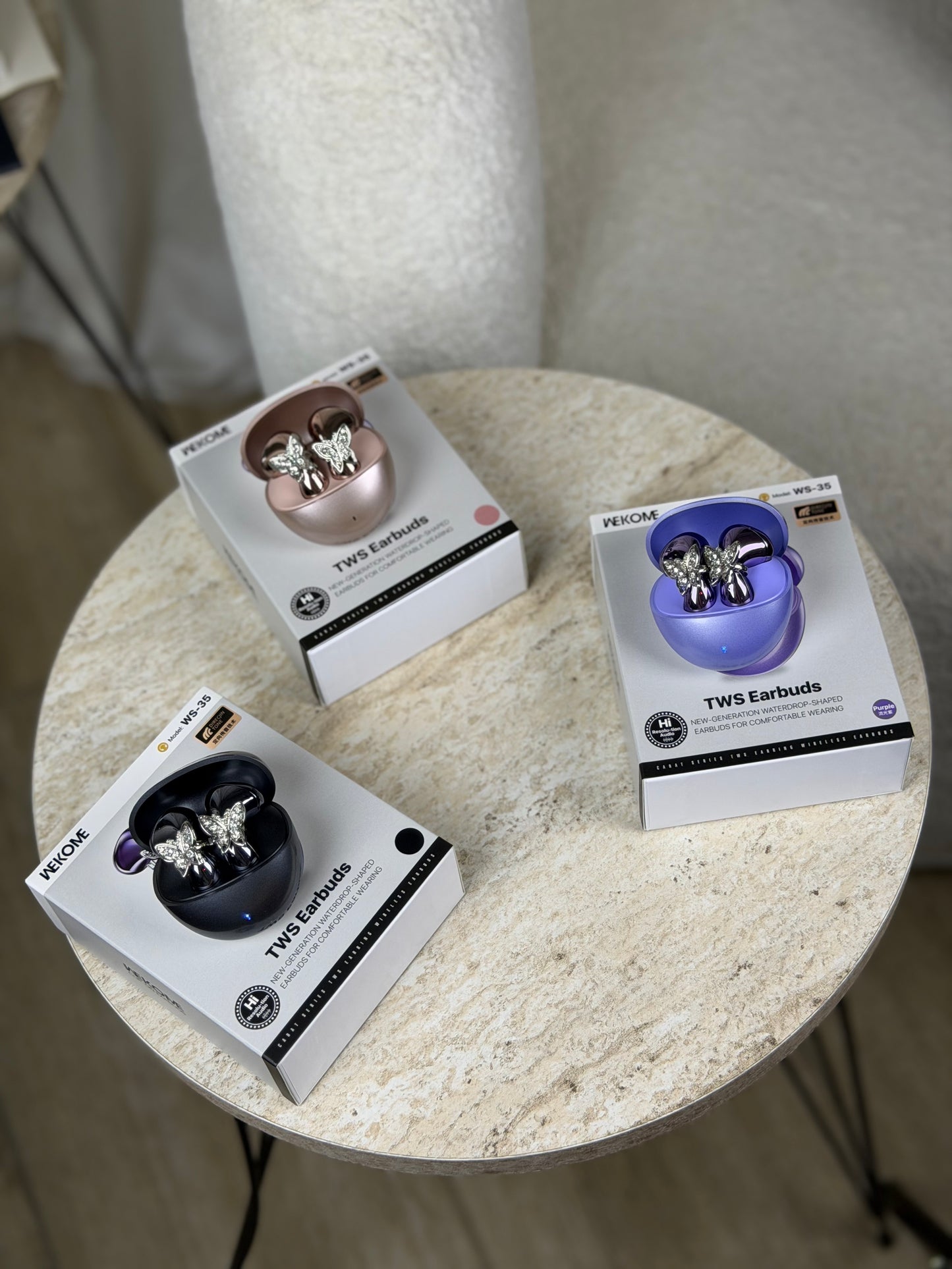 WEKOME TWS Earbuds With Earrings