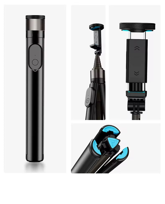 Integrated selfie stick