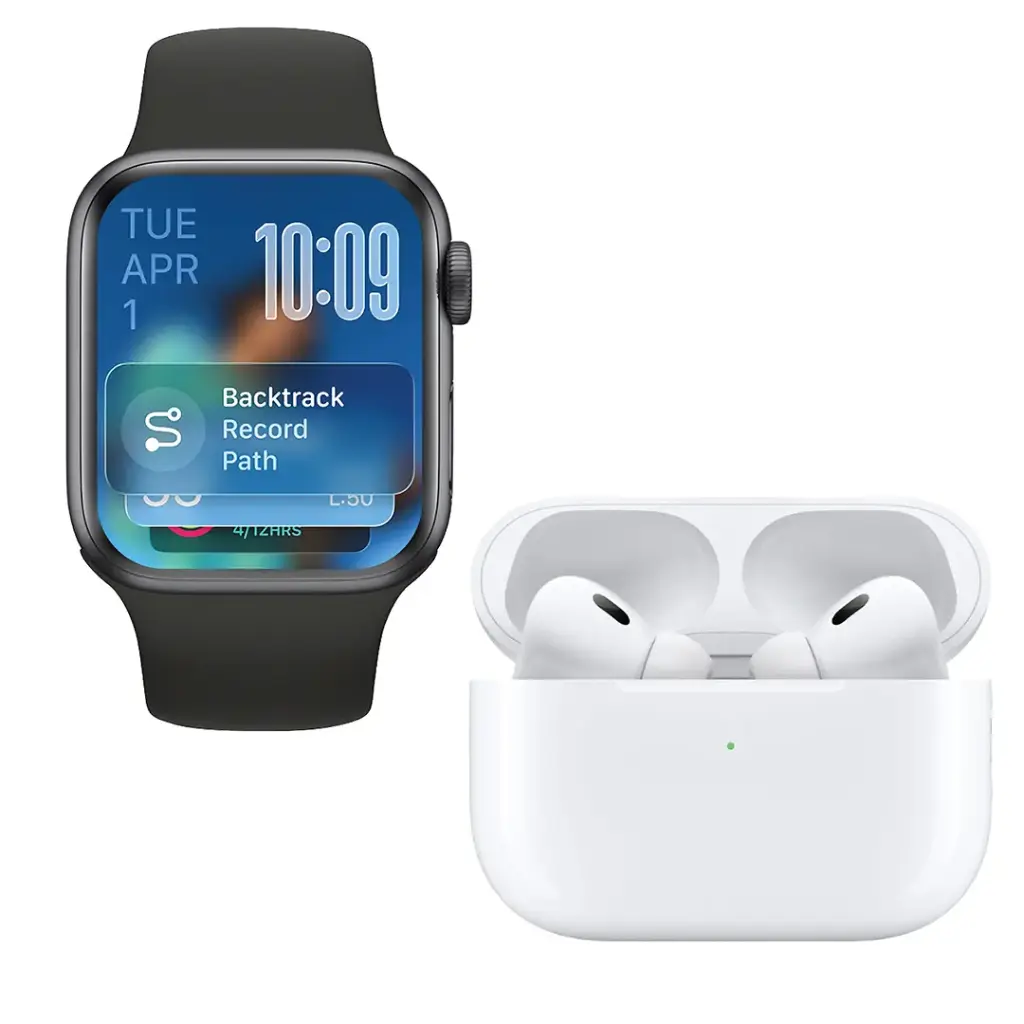Green Lion Dynamic Duo 41mm Smart Watch & Earbuds Pro 2 - Black