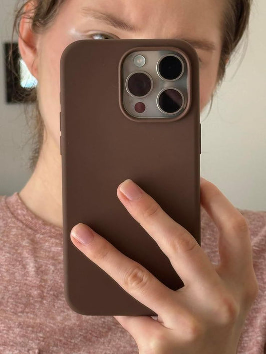 Brown silicone case